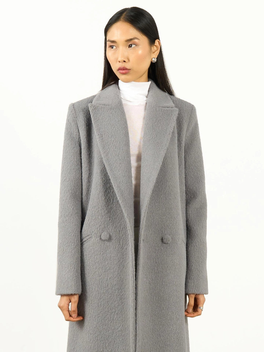 Trina Jacket | Long Double Breasted Coat