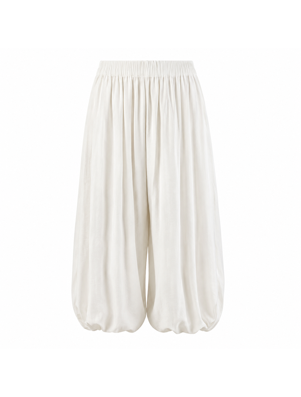 Pleated Oversized Lantern Balloon Pants