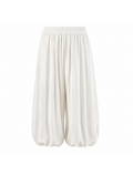 Pleated Oversized Lantern Balloon Pants
