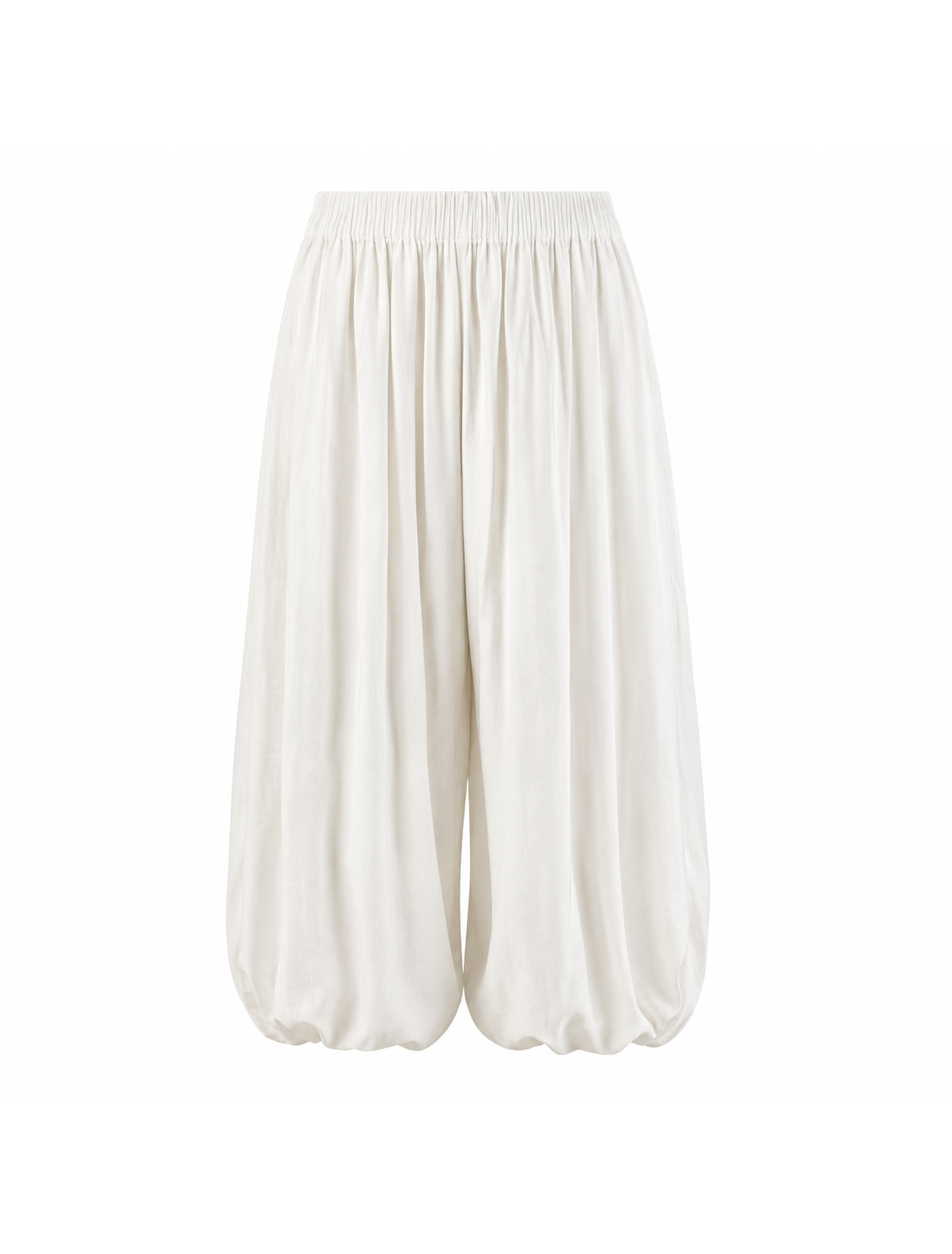 Pleated Oversized Lantern Balloon Pants