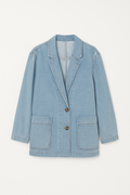 Madison Blazer | Oversize Denim Blazer