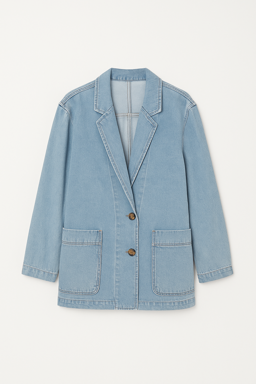 Madison Blazer | Oversize Denim Blazer