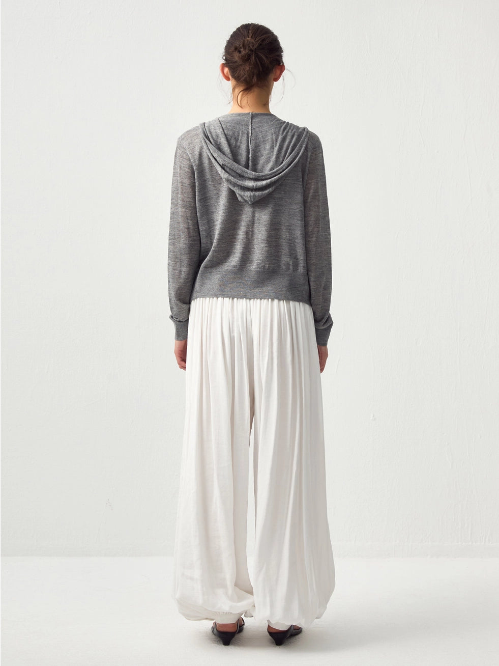 Pleated Oversized Lantern Balloon Pants