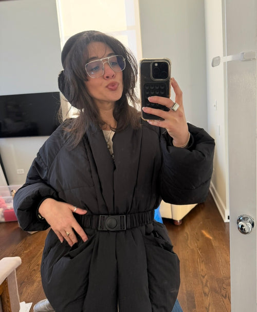 Belted Puffer Jacket