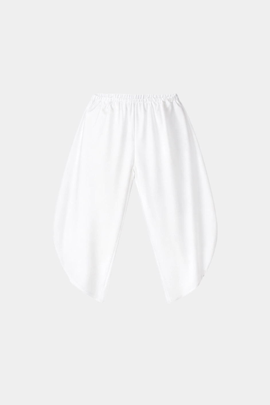White Baloon Capri Pant