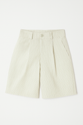 Elysian Shorts | Long Menswear Pinstripe Shorts