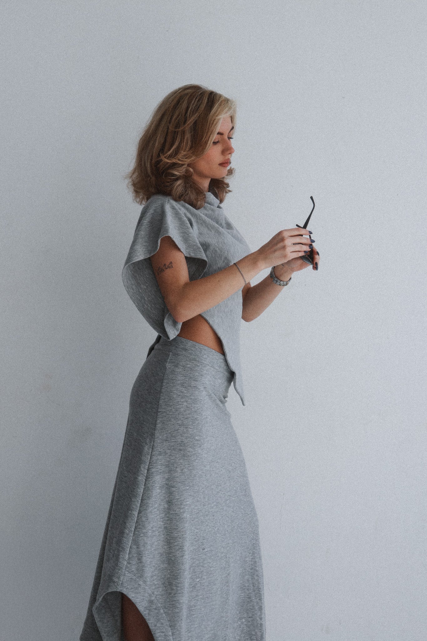 Kait Top | Drape asymmetrical top