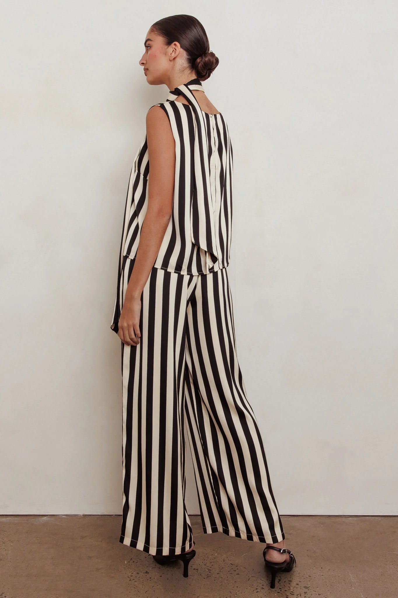 Lee Set | Two Piece Galore Striped Top and Pants Set