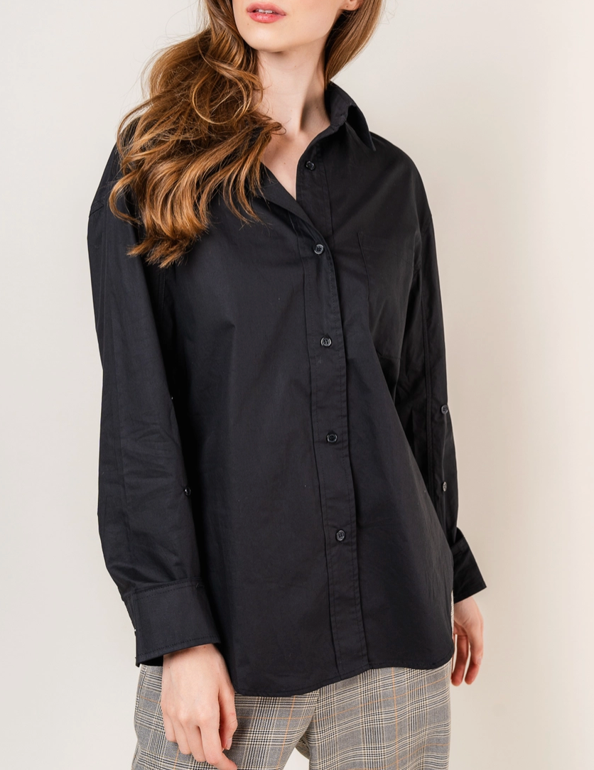 Black Button Down
