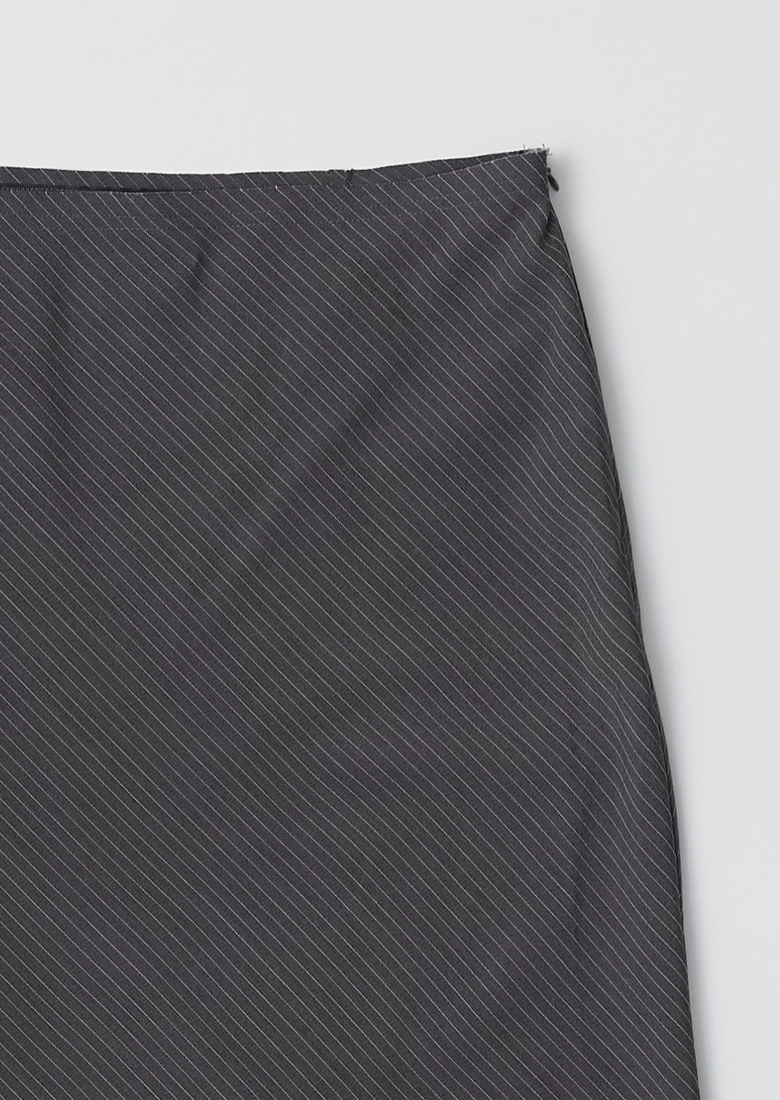 Ginny Skirt |  Pinstripe A-line Skirt