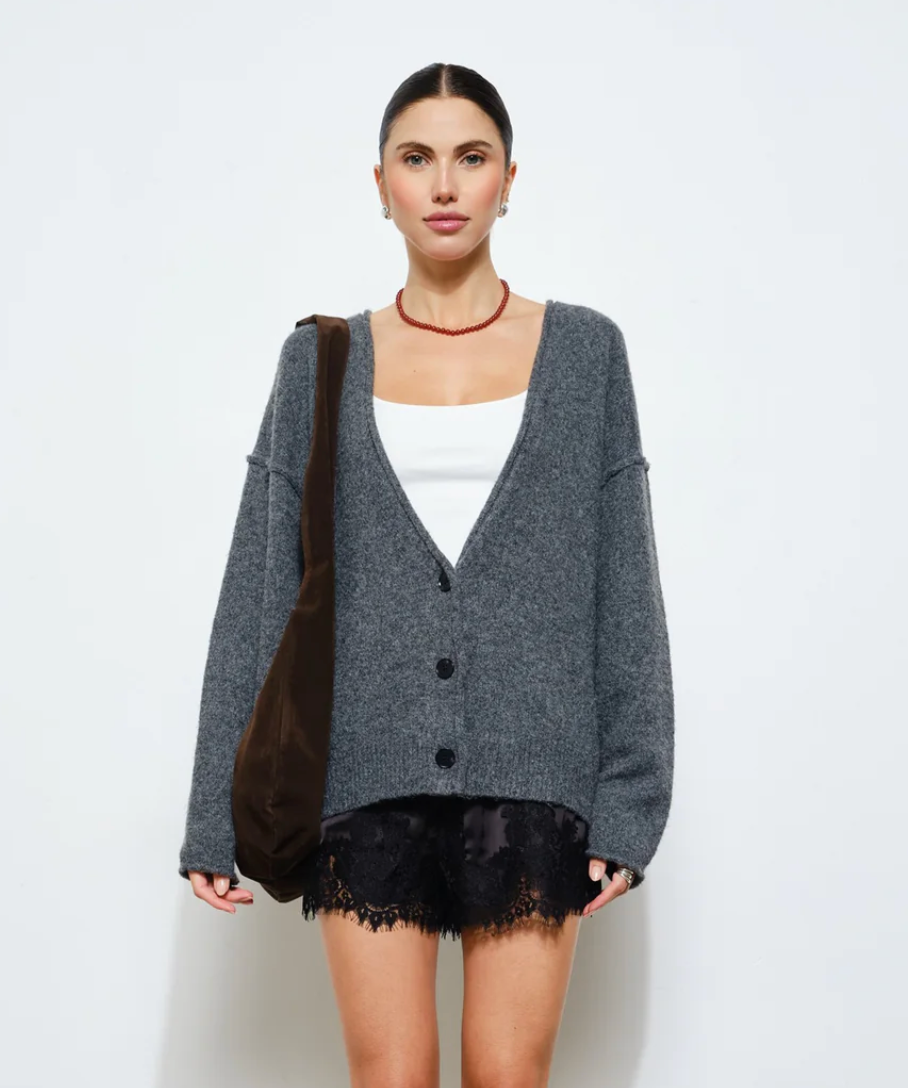 Esme Oversized Button Up Cozy Cardigan