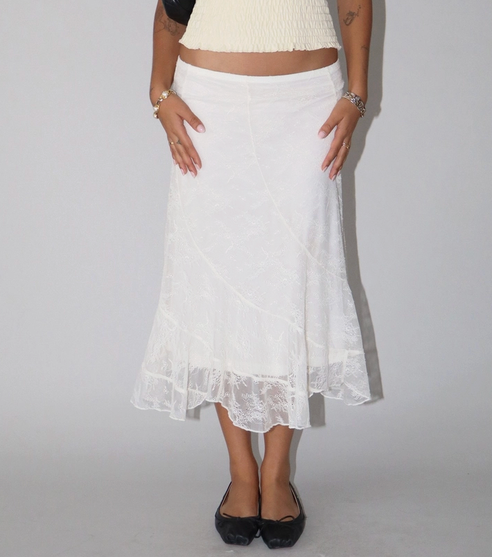 Lace Midi Skirt