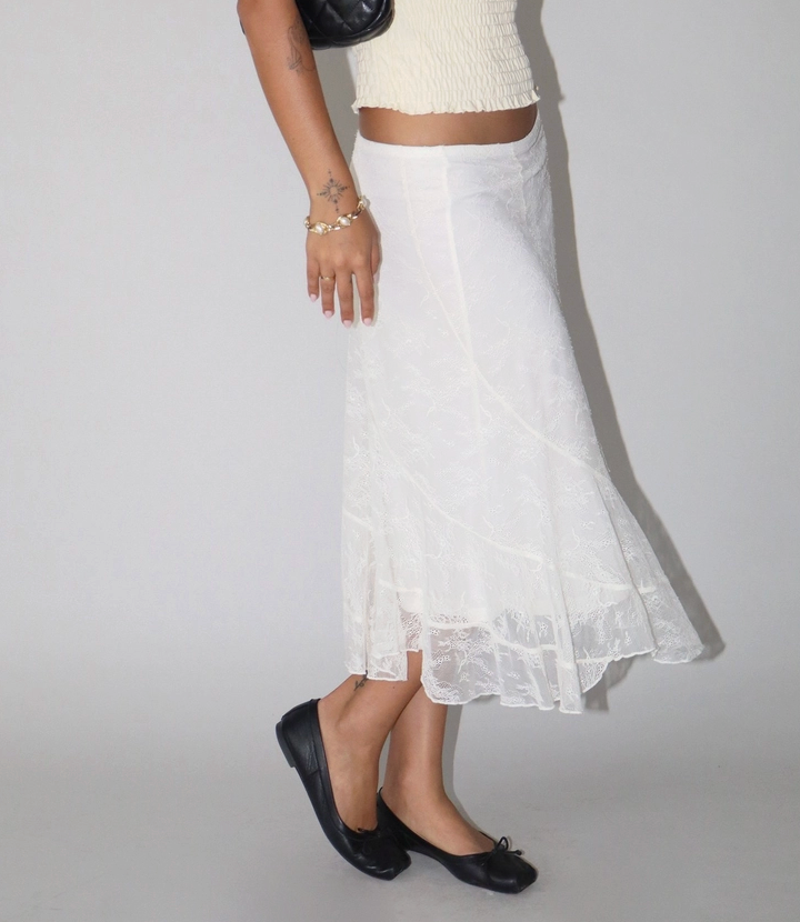 Lace Midi Skirt