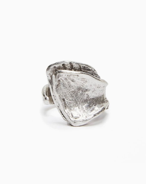 Chunky Ring in Silver Plated