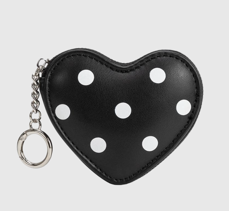 Melie Bianco Red Heart Bag Charm / Coin Purse