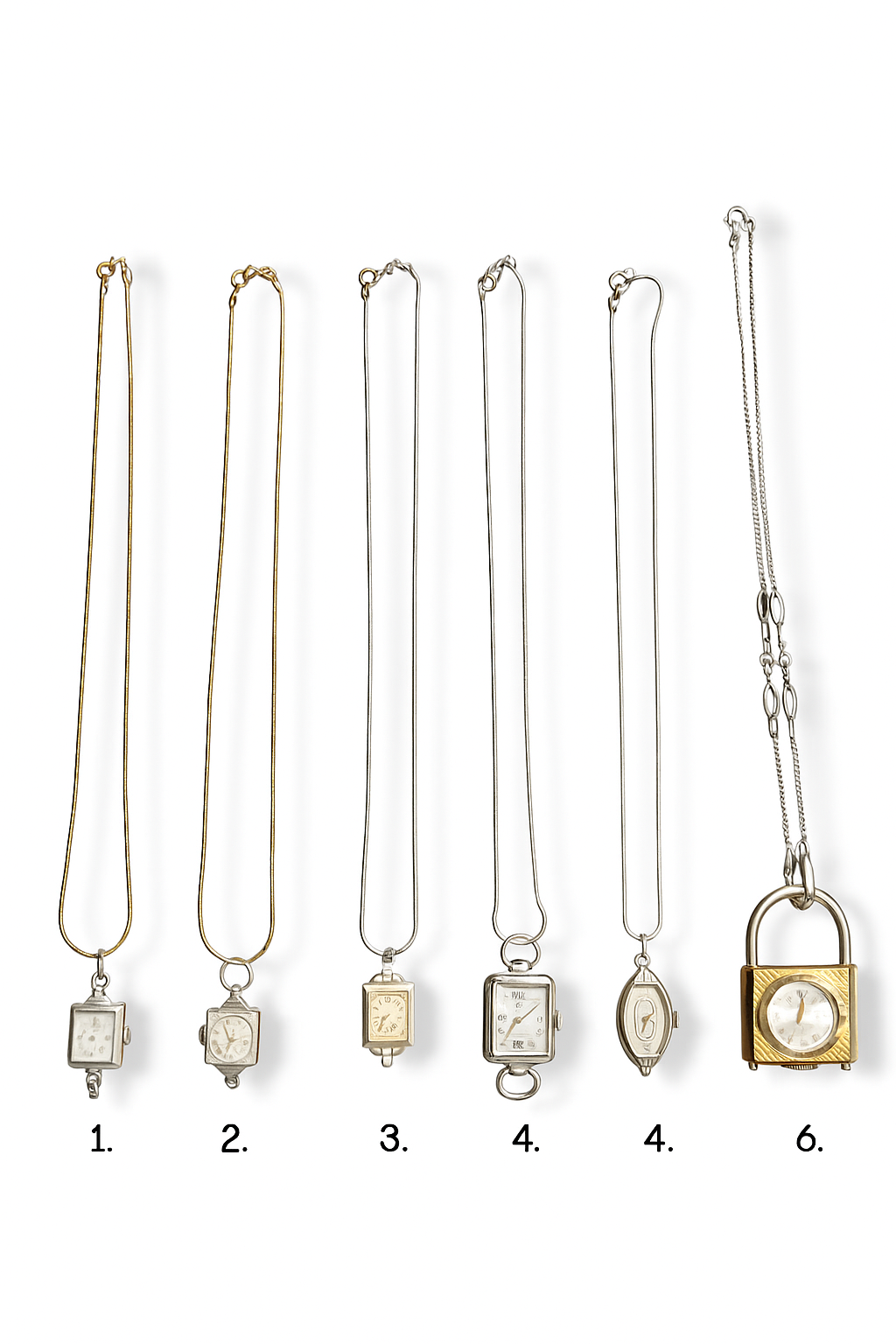 Vintage re-purposed Watch Necklaces
