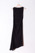 Cande Dress | Solid Boat Neck Maxi Dress - Garms