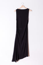 Cande Dress | Solid Boat Neck Maxi Dress - Garms