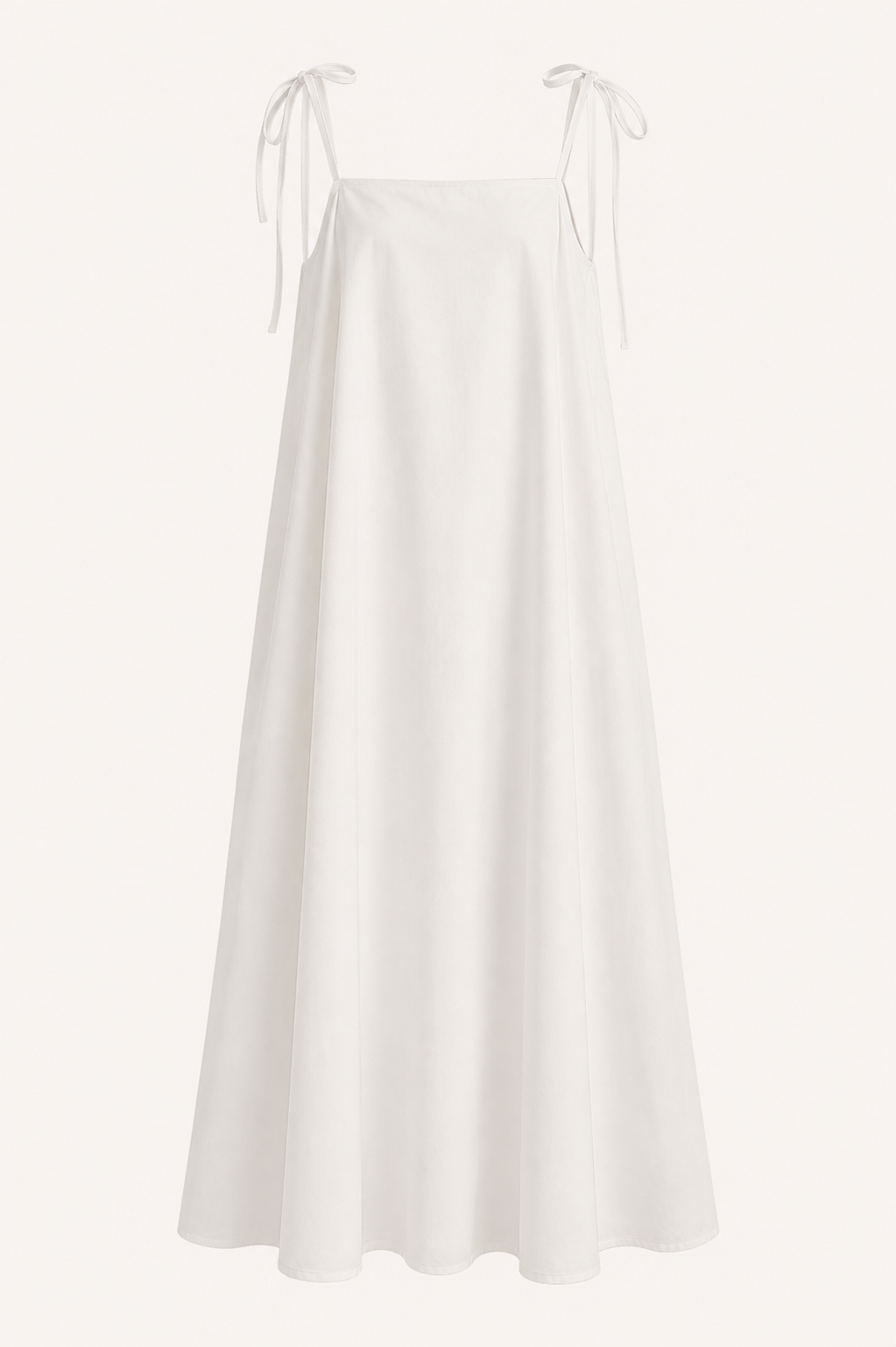 NYC White Square Neck Maxi Dress
