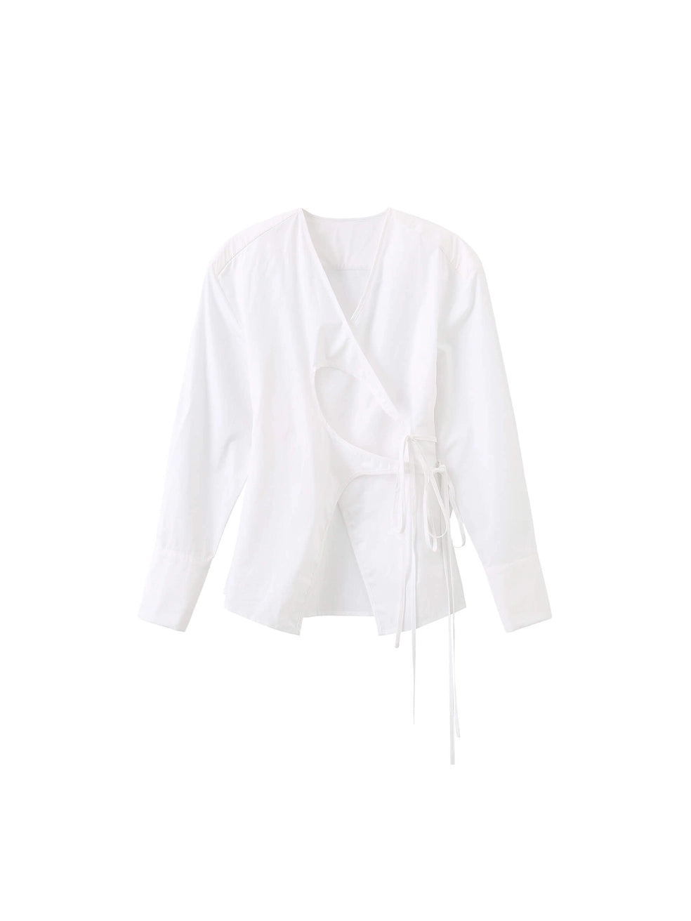 Criss Cross Cinched Waist Tie Top
