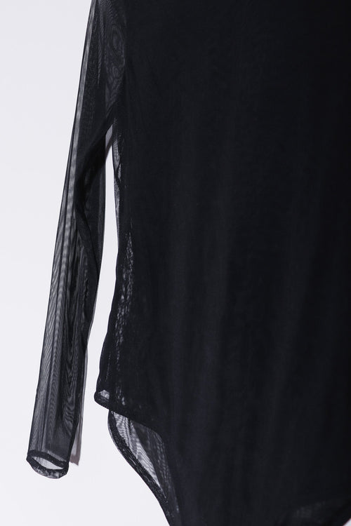 Denali Bodysuit | Mock Neck Mesh Bodysuit - GarmsDenali Bodysuit | Mock Neck Mesh Bodysuit