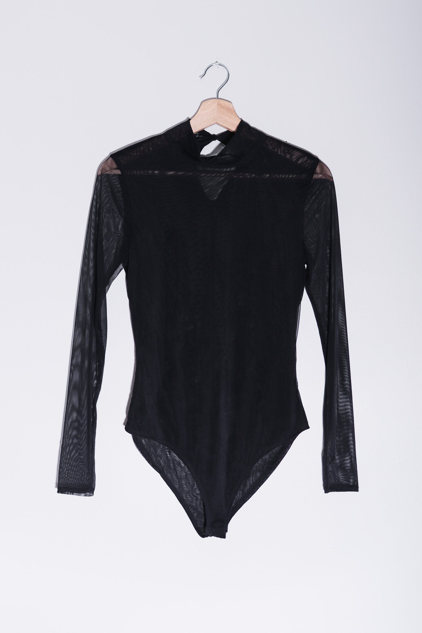 Denali Bodysuit | Mock Neck Mesh Bodysuit - GarmsDenali Bodysuit | Mock Neck Mesh Bodysuit