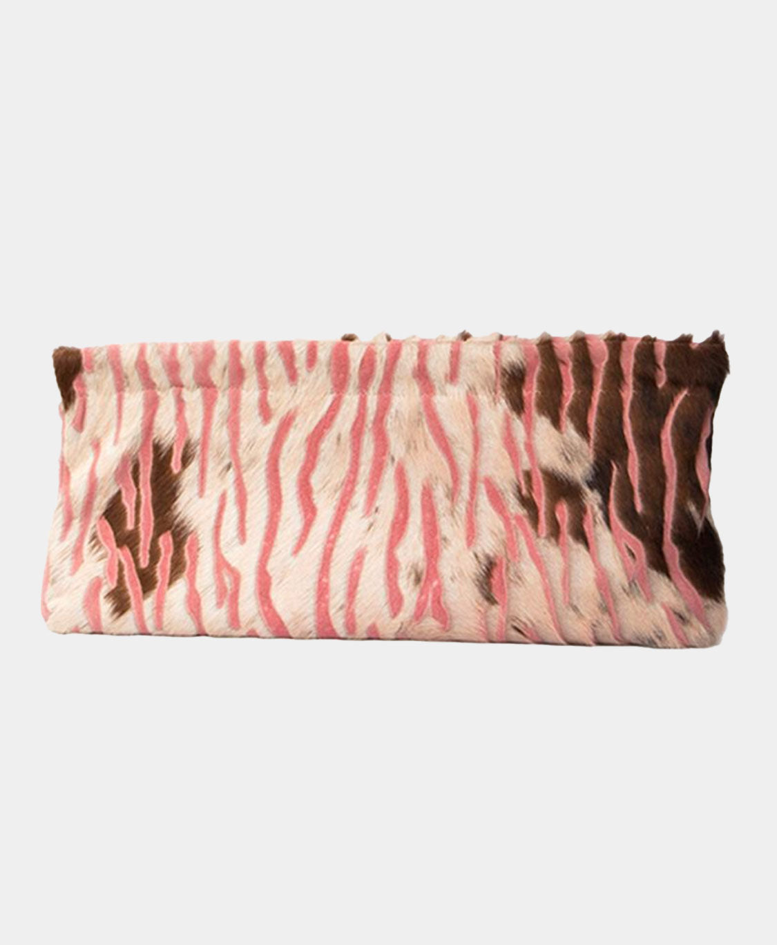 DeGroot Handbags | Pink and Brown Hair on Hyde Clutch Shoulder Bag