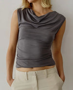 FPS | Cowl Neck Sleeveless Top - Garms