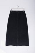 Laura Skirt | Raw Hem Midi/Maxi Denim Skirt - Garms