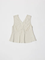 Meilin Tank Top | Dainty Feminine Silhouette with Lace Trim and Tie Detail - Garms