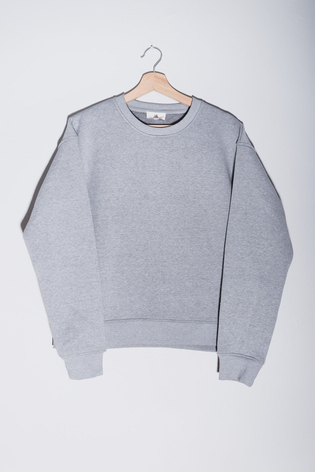 Samy Sweater | Grey Crew Neck Sweater - Garms