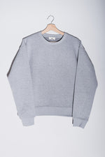 Samy Sweater | Grey Crew Neck Sweater - Garms