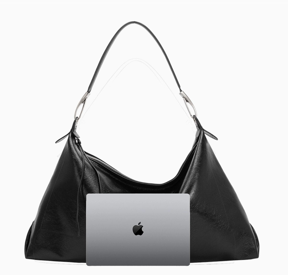 Slouch Recycled Vegan Shoulder Bag (Cherry Red/Pre - Sale) - Garms
