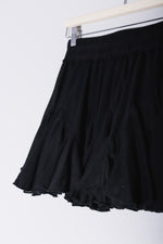 Tenayah Skirt | Black Flared Mini Skirt - Garms