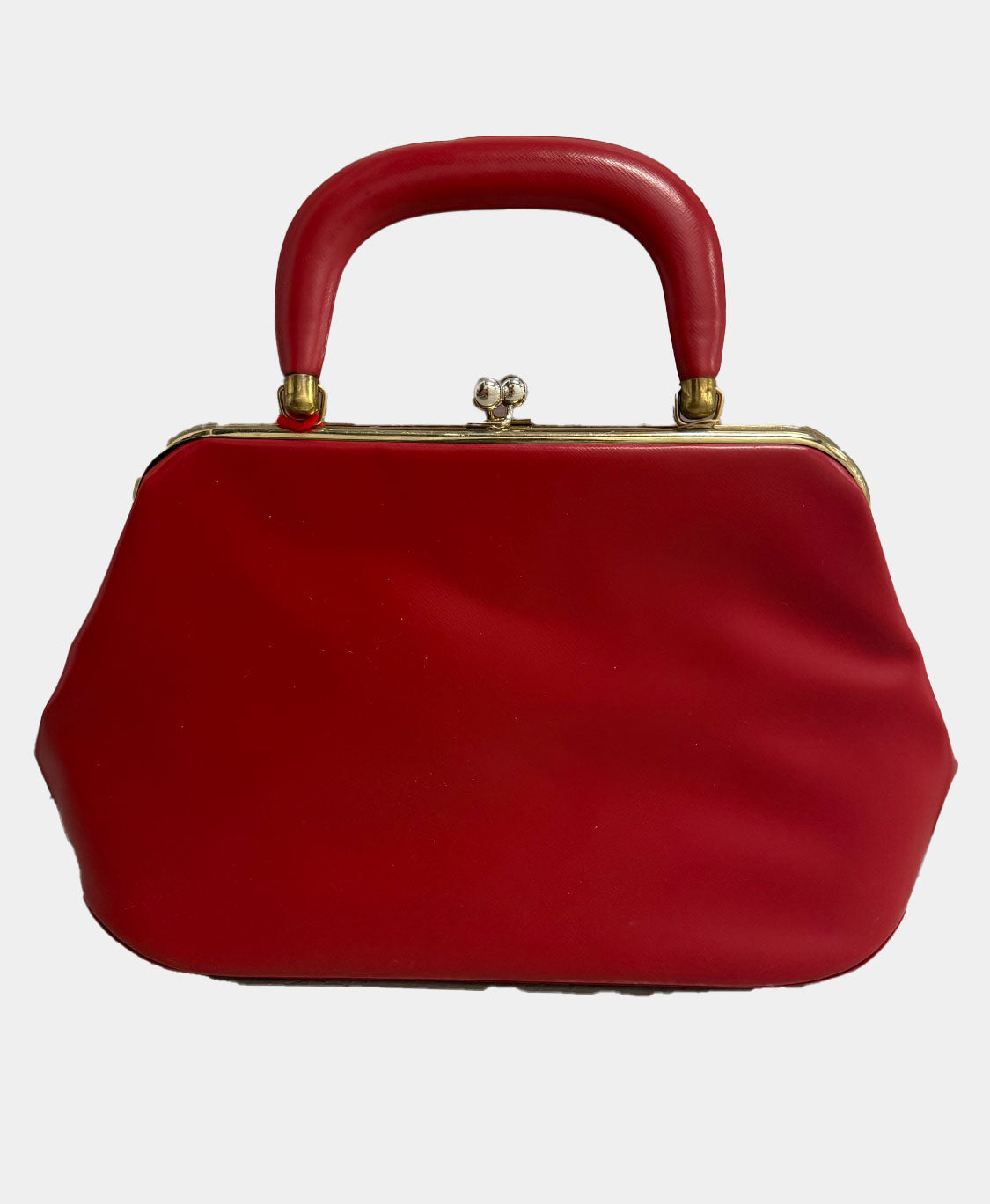Vintage Pre-Loved Red Handle Bag